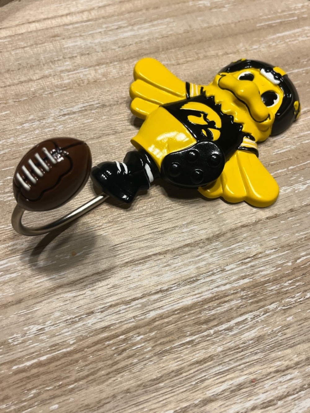 The University of Iowa “Herkey the Hawk” Wall Hook